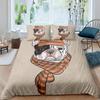 Animal French Bulldog Bedding Set Print Single/Twin/Full/Queen/King Size For Adult Bedroom Duvetcover Sets Animal Boy Gift