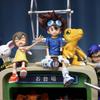 Digimon All members combined 34cm/13.38nch Golden Holy Dragon dragon ballz Can emit light PVC Action Wild Battle Toys Gifts
