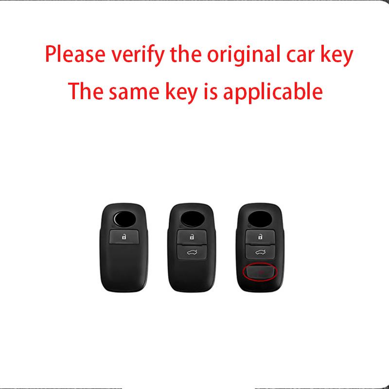 Zinc Alloy Leather for Toyota Yaris Ativ Raize Veloz Avanza Rush Perodua Daihatsu Malaysia Remote Key Case Cover Accessories