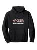 Unisex Black Hacker Hoodie Suitable for Tech & Cybersecurity Professionals - Security Slogan & Graphic Pullover with Front Pocket, Casual Cotton Blend