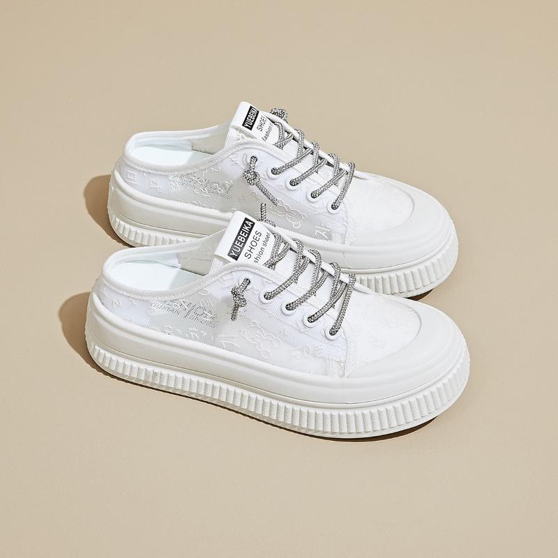 Fashion Womens Slippers Summer New Comfortable Breathable Mesh Casual Shoes Womens Fashion Trend Thick Sole Heightening Women's Sandals