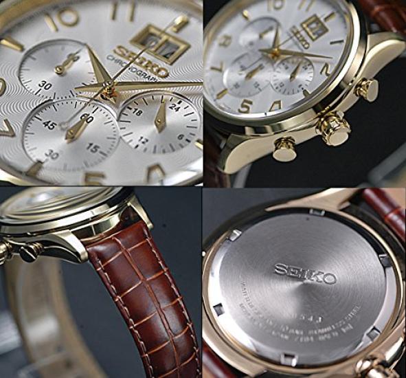[Seiko] SEIKO Classic 100m Wasserdicht Großer Datums-Chronograph SPC088P1 Herrenuhr [Artikel]