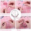 Countdown Christmas Charm Bead with Christmas Tree DIY Christmas Charms Beads Bracelet for Girls Kids Teens and Adults
