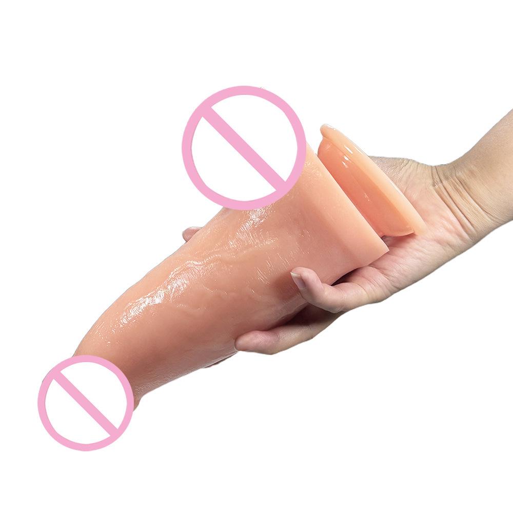 Extra-Large Realistic Silicone Dildo and Anal Fist Dilator Sex Toy for Women