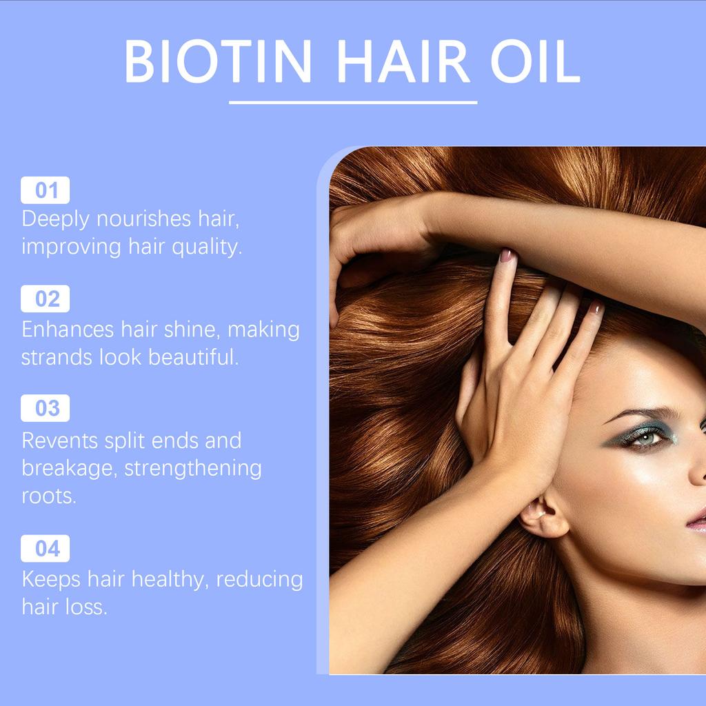 HOEGOA Rosemary Hair Oil Daily Gentle Moisture Smooth Frizz Control 60ml