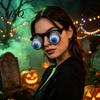 Auffällige Partygeschenke Pop-Out Augen Brillen Wackelig auf Federn Scherzartikel für Freunde Streichbrillen Halloween-Kostümpartys Lustig