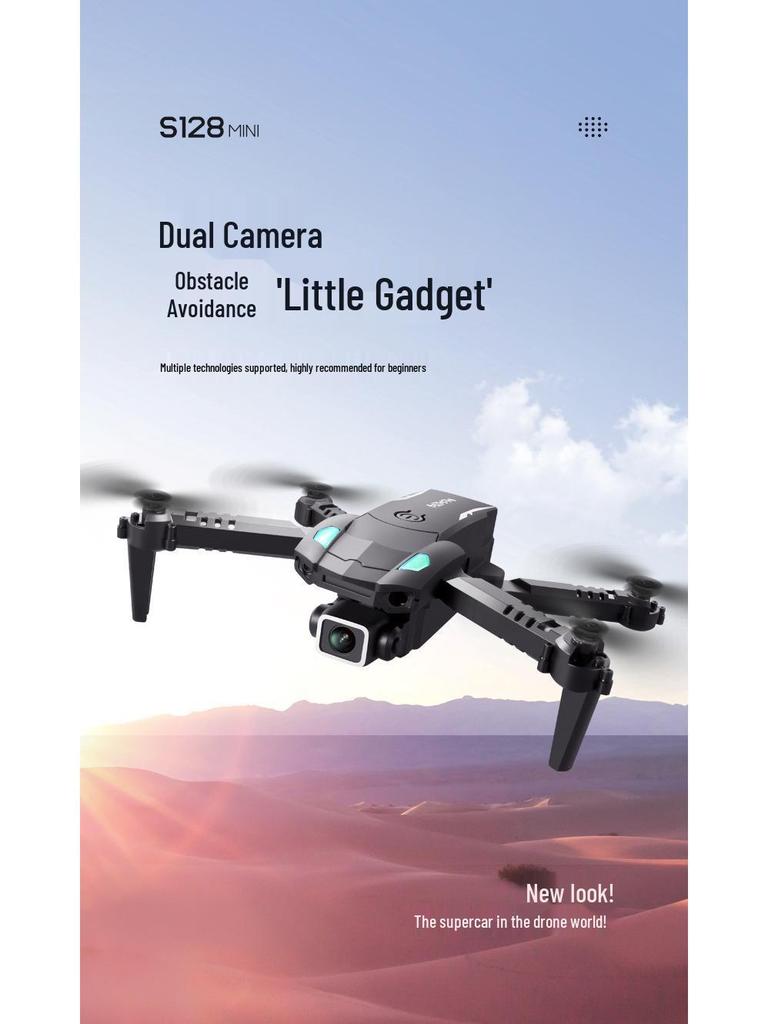 S128 Dreiseitige Hindernisvermeidung Drohne mit Dual-Kameras für HD-Luftaufnahmen - Mini-Quadcopter mit Fernbedienung zur Höhenhaltung.