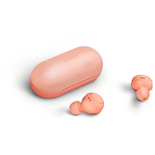 Sony Wireless Noise Cancelling Earbuds WF-C500 Coral Orange 5.4g IPX4 Water Resistant High-Precision Call Easy Pairing