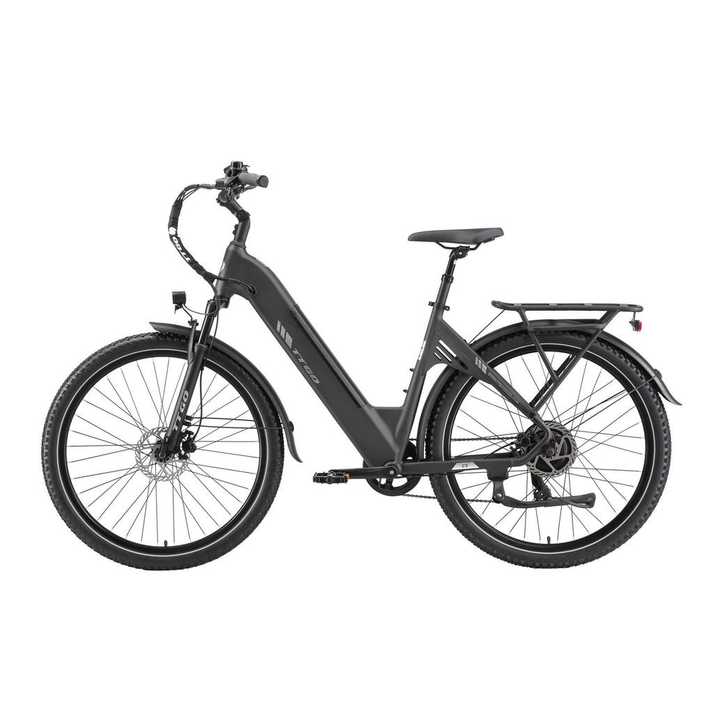 TTGO C5 - 250W Motor - 48V 13.5Ah Lithium Battery – Range Up To 90 Km – Hydraulic Disc Brakes – 27.5×2.4 Inch Tires – Shimano 7 Speeds