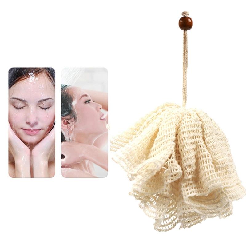 Sisal Loofah Bath Sponges for Gentle Exfoliation and Deep Cleansing for Any Body Wash