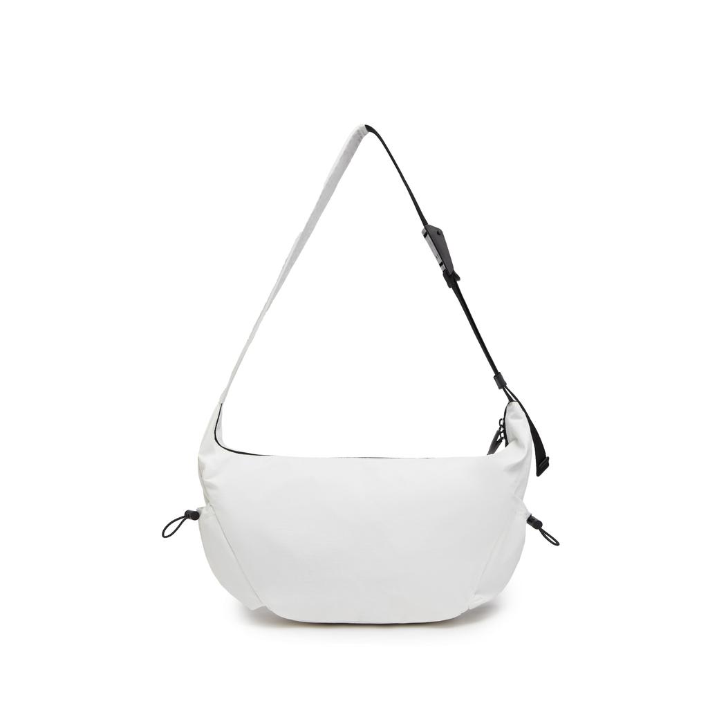 New Champion Fabric Shoulder Bag Regular Unisex Champion White/Pumice Gray/Black U5BACPU34