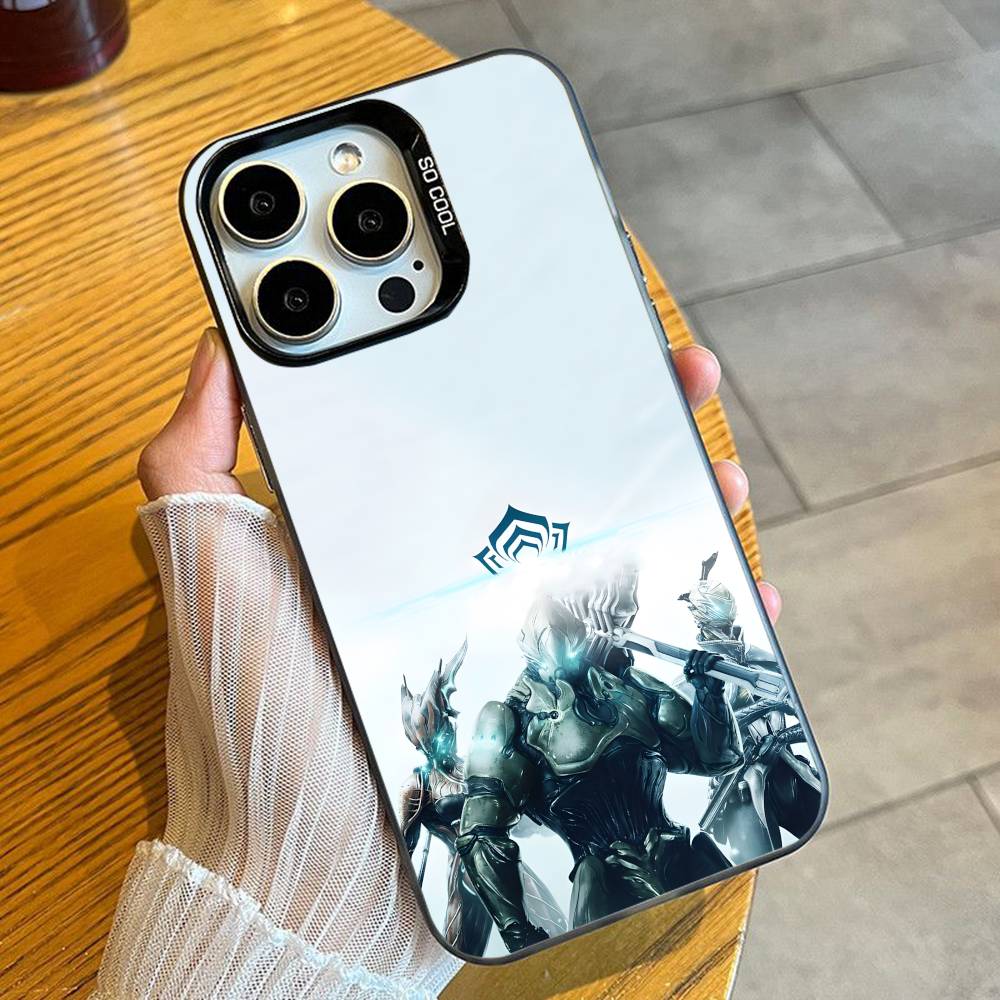 Game W-Warframe High-definition Printing Phone Case For iPhone 16 17 15 14 12 13 Pro Max Black Color Shockproof Cover