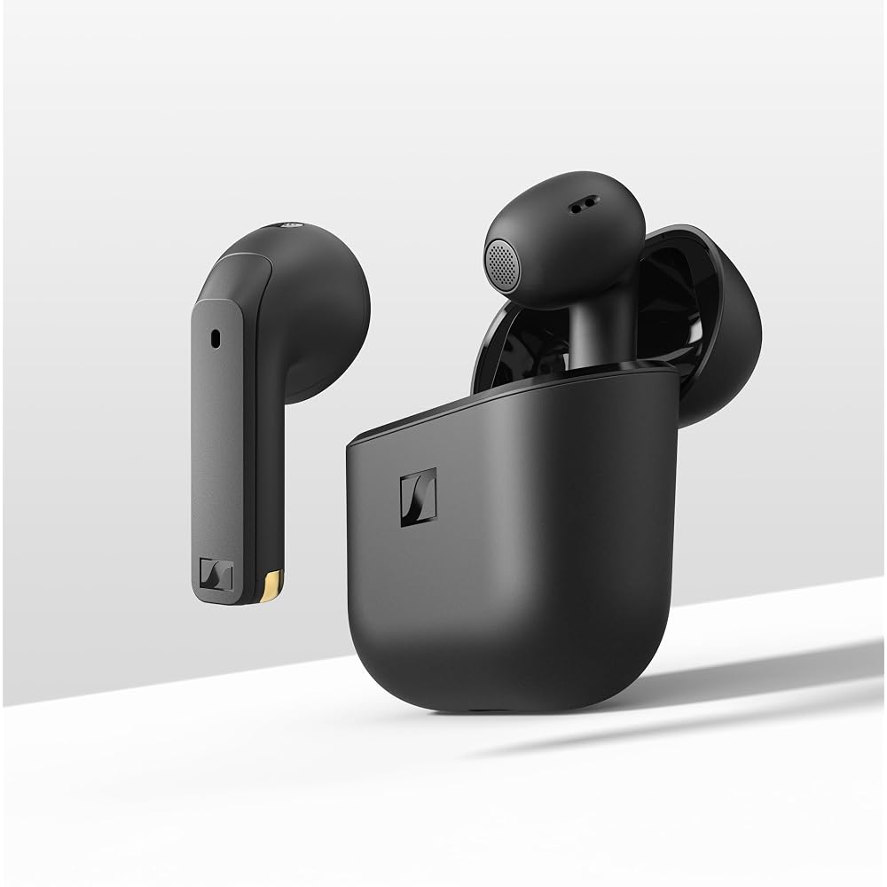 Sennheiser (Sennheiser) Wireless Earphones, ACCENTUM Open, Black, High Quality Sound, Open Ear, 2...