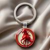 Stylish Horse Pendant Keychain In Alloy Materials for Enhanced Visual Appeal and Multipurpose Functionality