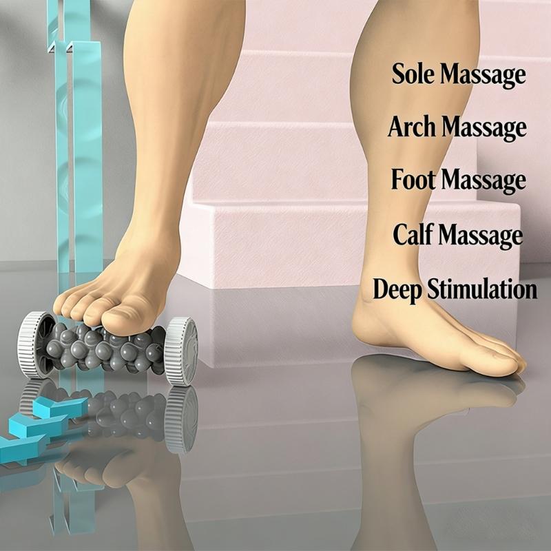 Deep Tissue Muscle Massager Roller Fitness Muscle Relaxation Rolling Stick For Dormitory Homes Work Area Gym Enduring