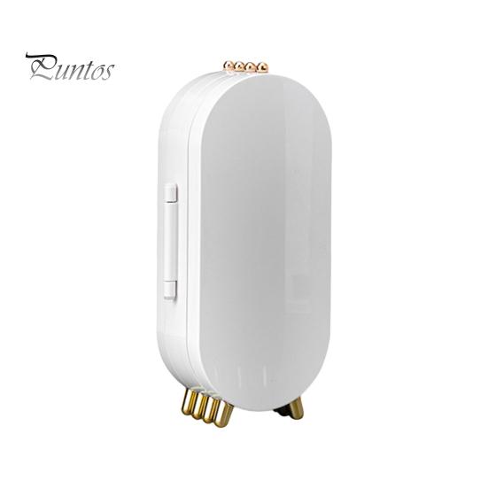 

Подставка для сережек, шкатулка для хранения ювелирных изделий с зеркалом, большая вместимость, пылезащитная складная подставка для ювелирных изделий белый