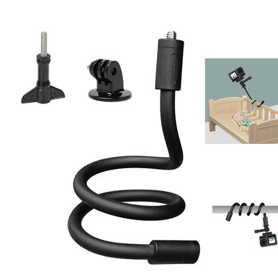 Flexibler Selfie-Stick Einbeinstativ Stativ für GoPro Hero 11 10 9 DIJ insta360 Überall Ohne Werkzeug für Action-Kamera Universal