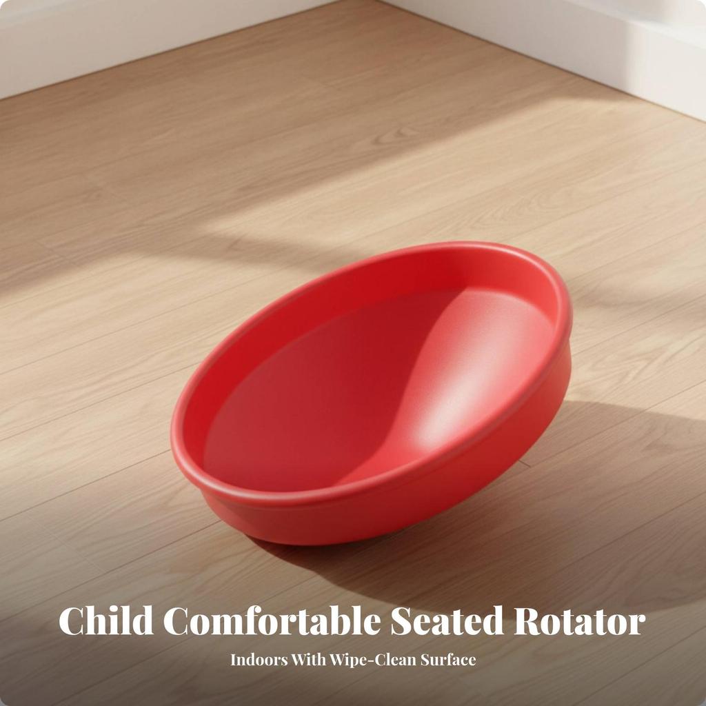 Molded Plastic Rotational Balance Bowl Indoor Sensory-Motor