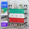 Dustproof Shoe Rack Multi-layer Versatile Space-Saving Easy-to-Assemble Household Indoor Shoe Storage Cabinet for Dormitory