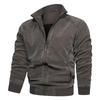 Cotton Washed Retro Men's Autumn Jacket Casual Loose Cover Men's Stand-up Collar Men's Clothing