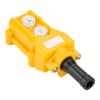 Crane Chain Push Button   Lifting Pendant Against Warehouse for Industrial Warehouse