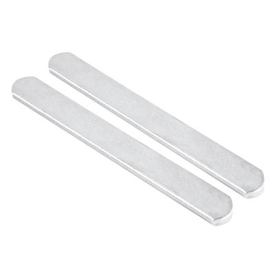 2 Stück beschichtete Stahlplatten für verstellbare Gewichtsweste und Beinschienen 25cm