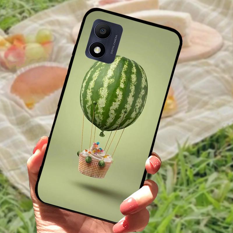 Etui do Alcatel 1B 2022 5031D 5031G Czarne Etui Silikonowe Miękkie TPU Pokrowiec na Telefon Fundas Case Dla Alcatel 1B 2022 5.5" Etui z Zderzakiem