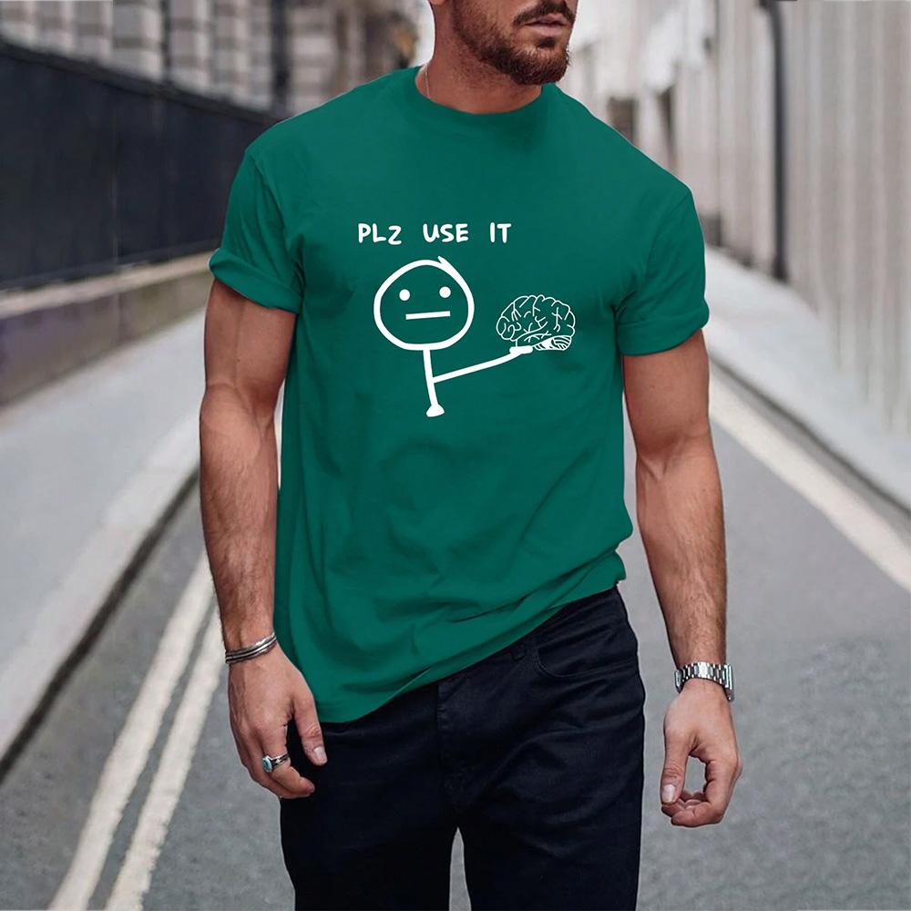 2024 New Funny 3D Print Men's T-Shirt Outdoor Daily Casual T-Shirts Clothing Oversized Soft Fitness Muscle Short Sleeve Tops Men