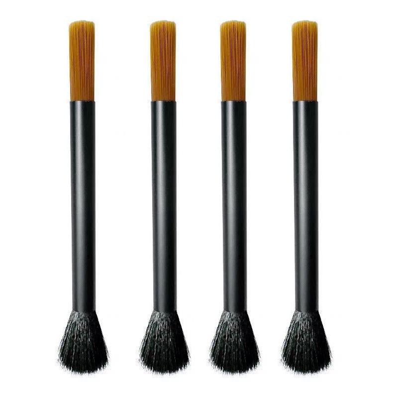 Double Head Soft Bristle Coffee Cleaning Brush Multifunctional Coffee Grinder Espresso Machine Dust Brush Cafe Bar Cleaning Tool