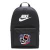 Mochila Dobrável de Tecido Cor Sólida com Logo Básico Rosto de Demônio Monstro Tema Basquete Herança Unissex Mochila DC4244-010(TEAM378-EMGL-X1)
