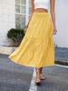 European & American Fashionable Floral High-Waisted Skirt for Women 2026