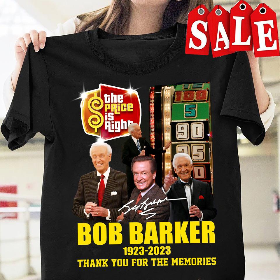 Bob Barker The Price is Right Thank You For The Memories T Shirt Unisex T-Shirt S