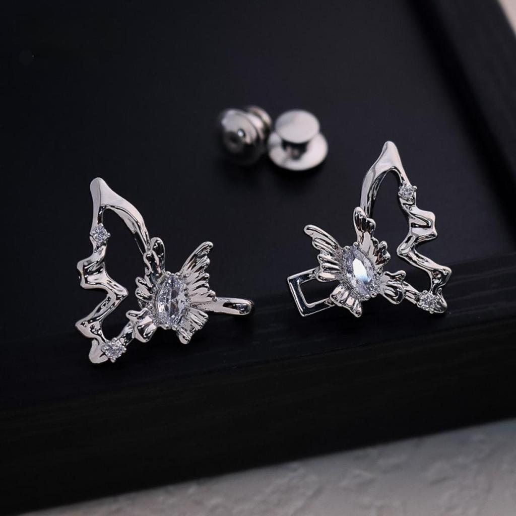Fashionable Simple Waist Accessory Detachable Non Stitching Button  Butterfly Waist Buckle Minimally Designed Jewelry