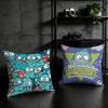 Funny Cute Hangyodon Cushion Cover Birthday Anniversary Gifts Double Sided Printed Zipper Cushion Cover Soft Skin Bedding