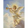 5D DIY Diamond Painting Set. Angel Playing Trumpet Diamond Art Embroidery Home Decor Gift