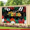 1 pz bandiera messicana Viva vivace - 209,8 cm x 149,86 cm poliestere durevoleDJH