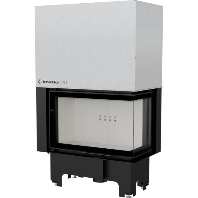 Smart Steel Fireplace KRATKI VNP 810/410 14 kW Ø 200 Lift-up MSK