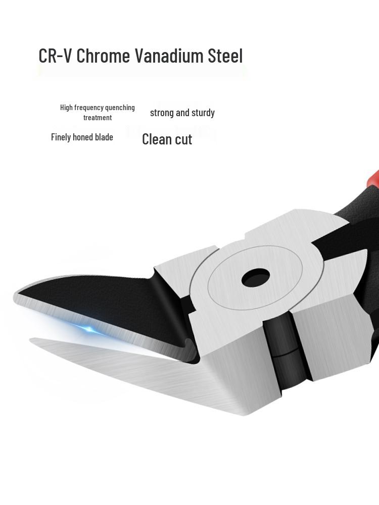 90-Degree Flat-Jaw Sprue Cutters, Right-Angle Sprue Nippers, 45-Degree Bent-Nose Pliers, Manual Zipper Pliers, Irregular-Shaped Nippers