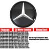 Logo Star Badge Car Front Grill LED Emblem Light For Mercedes Benz A B C E S CLA  GLA ML GL W205 W117 W176 W212 W207 MZABC1
