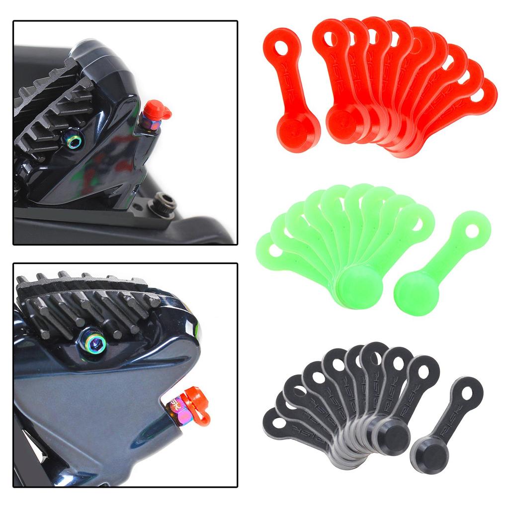 Rubber Brake Bleed Nipple Caps for Bike Brake Pad Dust Protection Universal Mountain Road Use