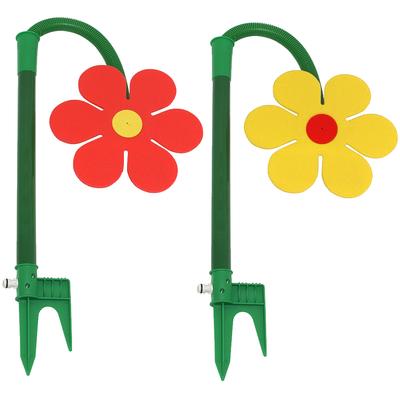 Crazy Spin Sprinkler Flower Shape Dancing Daisy Sprinklers 720 Rotating Water Spray Toy for Yard Lawn Watering Garden Decoration