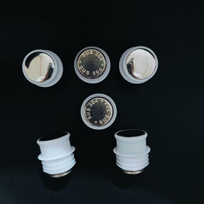 1Pcs Thermos Cup Accessories Thermos Bottle Stopper Stainless Steel Silicone Food Grade Kettle Cover S/L Replacement Parts