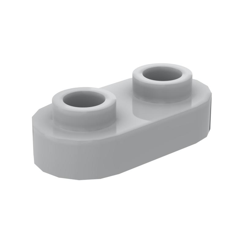 

35480 Round 1 x 2 with Open Studs Bricks Collections Bulk Modular GBC Toys For Technical MOC DIY Buildings Blocks Compatible світло-сірого кольору