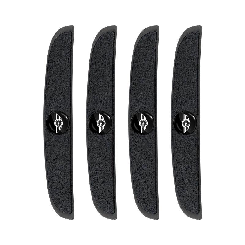 

4 шт. Защитная накладка на зеркало заднего вида двери автомобиля, значок для MINI Cooper One JCW Clubman Countryman R55 R56 F55 F56 R57 R58 R59 чёрный