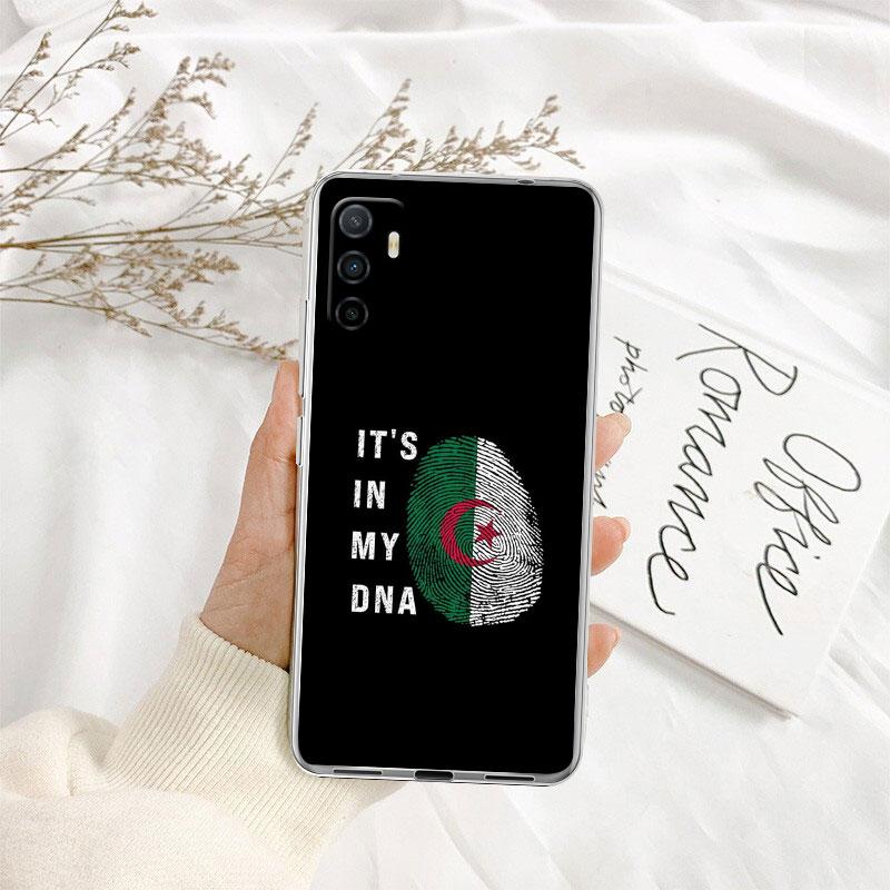 IK3 Algerischer Reisepass Flagge Transparente Handyhülle für Samsung Galaxy A04 A04S A14 A23 A34 A54 M23 M33 M52 M53
