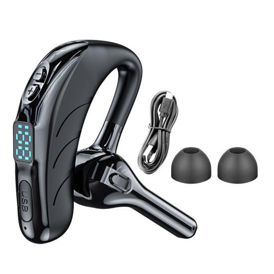 X13 Bluetooth 5.0 Sluchátko Handsfree LED Digitální Displej Jednosluchátkové Bezdrátové Sluchátko s Mikrofonem pro Fitness