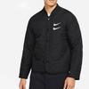 Nike Sportswear Swoosh Embroidered Cotton Jacket Men Outerwear Black DM1247-010