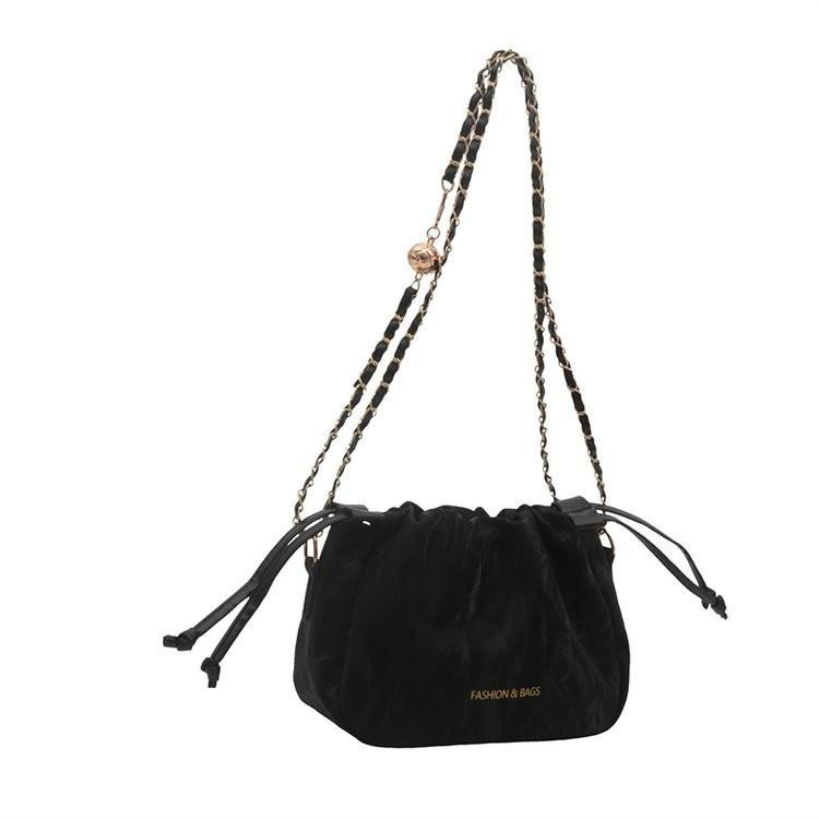 Stylish Korean Bucket Bag For Women Soft Textured Casual Crossbody Purse In Four Colors