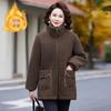 Autumn and winter granular fleece padded jacket large size padded jacket new jacket women's fleece thickened top