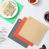 18cm Square Silicone Mat Heat Resistant Potholder Dining Table Placemat Non-slip Pot Holder Cup Coaster Kitchen Accessories